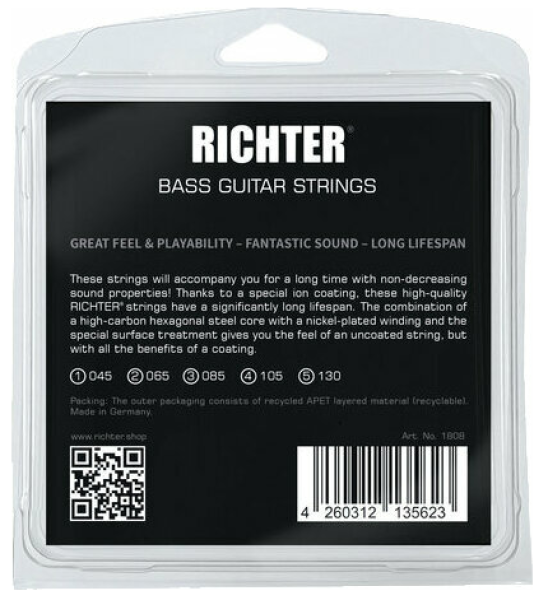 Richter Strings Electric Bass, 45-130